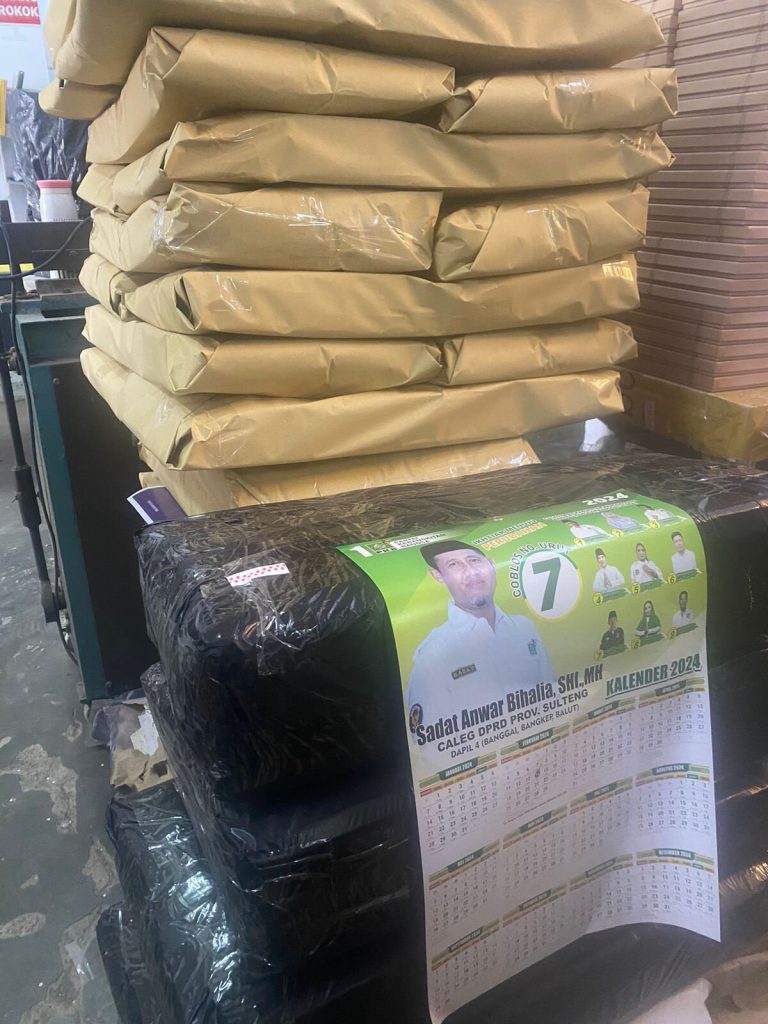 Pengiriman Kalender Caleg Partai 5