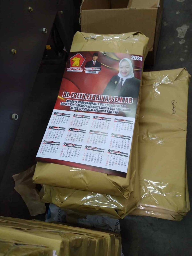 Pengiriman Kalender Caleg Partai 9